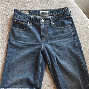 Levi's Dark Blue Low Loose Jeans